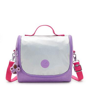 Kipling New Kichirou Lunch Bags Purple Candy Block | AU 1924BE